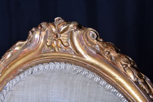 FRENCH GILT NURSING CHAIR - ADDITIONAL PHOTO 3