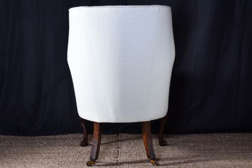 VICTORIAN BARRELBACK ARMCHAIR - ADDITIONAL PHOTO 6