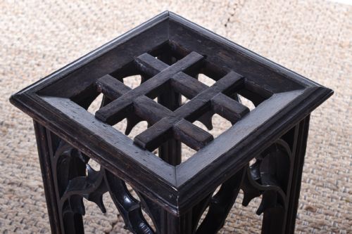 OAK GOTHIC STICK STAND - ADDITIONAL PHOTO 3