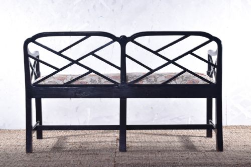 EBONISED COCKPEN BENCH - ADDITIONAL PHOTO 6