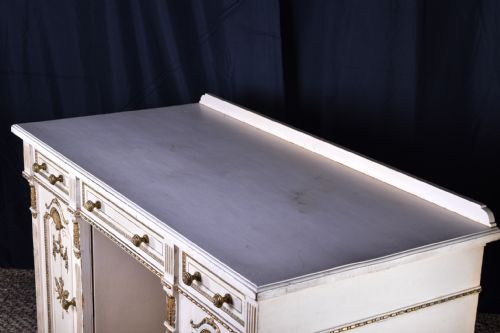 BERTRAM SON PAINTED PEDESTAL DESK - ADDITIONAL PHOTO 5