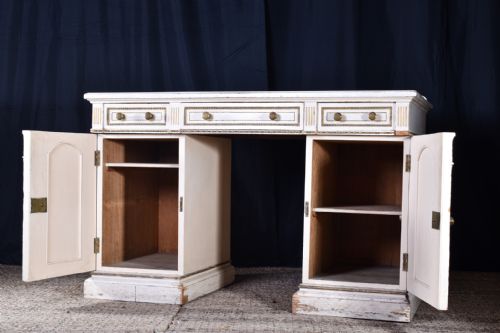 BERTRAM SON PAINTED PEDESTAL DESK - ADDITIONAL PHOTO 6