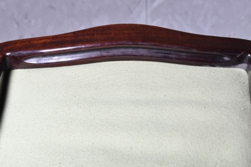 A SET OF SIX CARVED MAHOGANY DINING CHAIRS - ADDITIONAL PHOTO 6