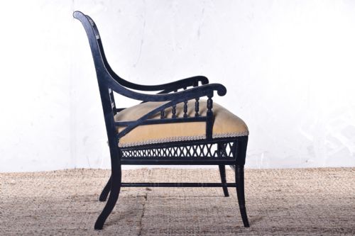 AESTHETIC MOVEMENT ARMCHAIR - ADDITIONAL PHOTO 3