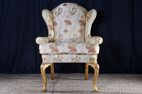 18TH CENTURY STYLE WINGBACK ARMCHAIR - ADDITIONAL PHOTO 2