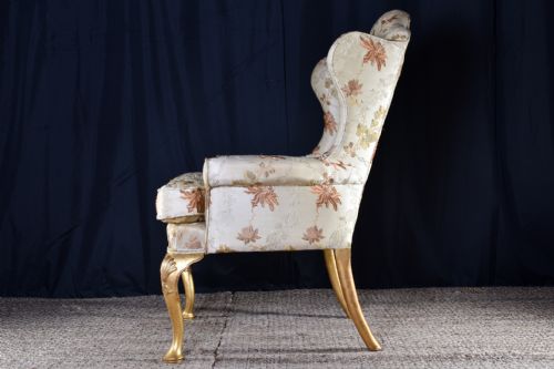 18TH CENTURY STYLE WINGBACK ARMCHAIR - ADDITIONAL PHOTO 3