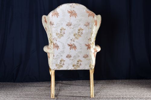 18TH CENTURY STYLE WINGBACK ARMCHAIR - ADDITIONAL PHOTO 6