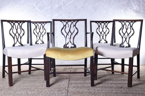 a set of four scottish cockpen dining chairs - CATEGORY: ANTIQUE CHAIRS - DATED 1900