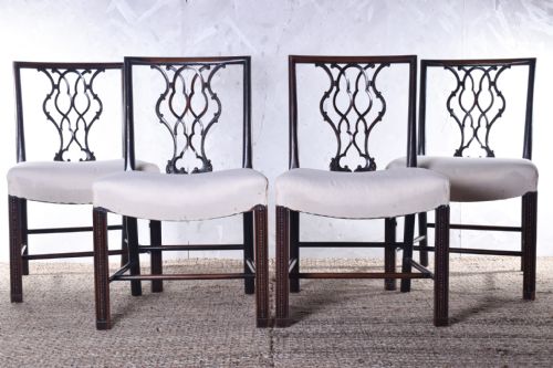 A SET OF FOUR SCOTTISH COCKPEN DINING CHAIRS - ADDITIONAL PHOTO 2