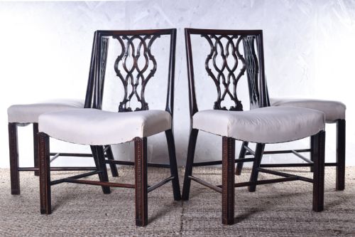 A SET OF FOUR SCOTTISH COCKPEN DINING CHAIRS - ADDITIONAL PHOTO 4