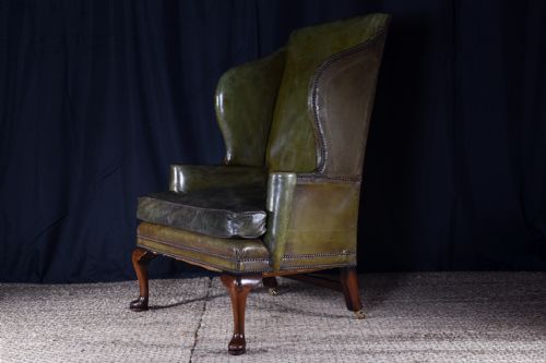 GEORGE III STYLE WINGBACK ARMCHAIR - ADDITIONAL PHOTO 2
