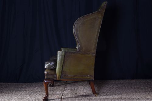 GEORGE III STYLE WINGBACK ARMCHAIR - ADDITIONAL PHOTO 6