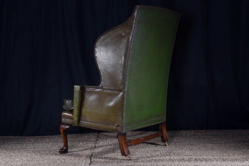 GEORGE III STYLE WINGBACK ARMCHAIR - ADDITIONAL PHOTO 7