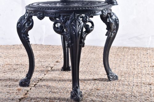 NAPOLEON III CAST IRON CHAIR - ADDITIONAL PHOTO 4