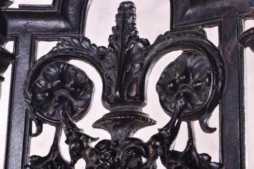 NAPOLEON III CAST IRON CHAIR - ADDITIONAL PHOTO 6