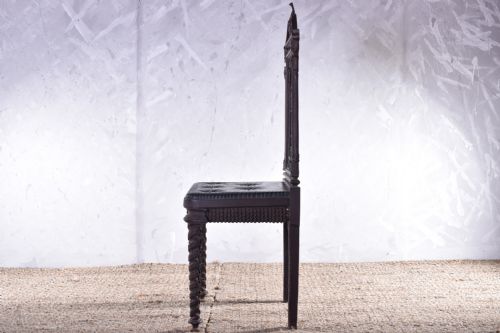 19TH CENTURY CAST IRON CHAIR - ADDITIONAL PHOTO 3