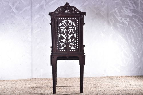 19TH CENTURY CAST IRON CHAIR - ADDITIONAL PHOTO 5