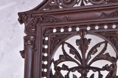 19TH CENTURY CAST IRON CHAIR - ADDITIONAL PHOTO 7