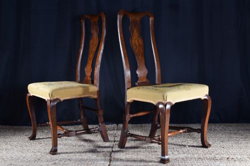 PAIR OF GEORGE I SIDE CHAIRS - ADDITIONAL PHOTO 2