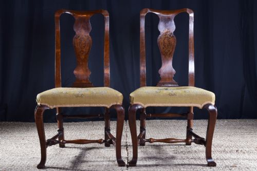 PAIR OF GEORGE I SIDE CHAIRS - ADDITIONAL PHOTO 6