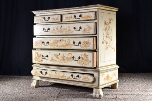 GEORGIAN CHINOISERIE CHEST - ADDITIONAL PHOTO 9