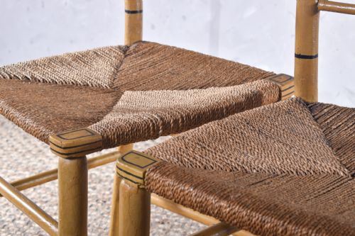 PAIR OF REGENCY PAINTED SIDE CHAIRS - ADDITIONAL PHOTO 4