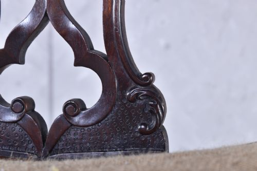 SCOTTISH GEORGE III MAHOGANY ARMCHAIR - ADDITIONAL PHOTO 7