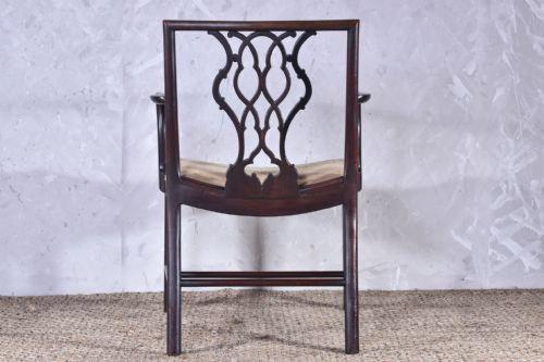 SCOTTISH GEORGE III MAHOGANY ARMCHAIR - ADDITIONAL PHOTO 8
