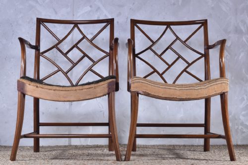 A PAIR OF COCKPEN OPEN ARMCHAIRS - ADDITIONAL PHOTO 5