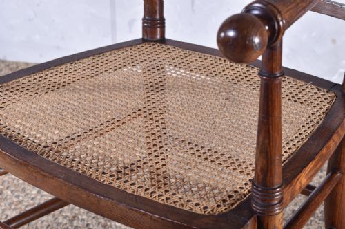 AESTHETIC MOVEMENT OPEN ARMCHAIR - ADDITIONAL PHOTO 9