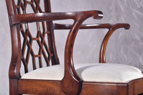 CHINESE MANWARING STYLE OPEN ARMCHAIR - ADDITIONAL PHOTO 1