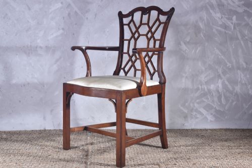CHINESE MANWARING STYLE OPEN ARMCHAIR - ADDITIONAL PHOTO 2