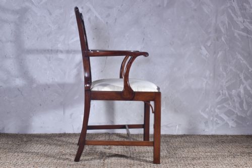 CHINESE MANWARING STYLE OPEN ARMCHAIR - ADDITIONAL PHOTO 3