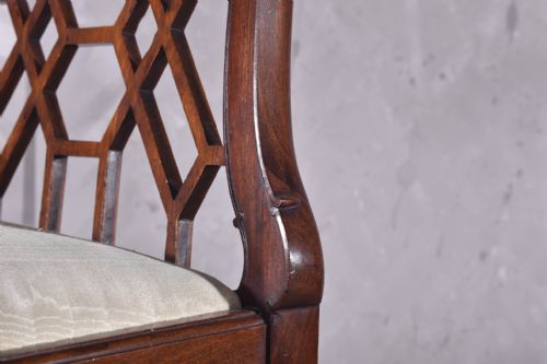 CHINESE MANWARING STYLE OPEN ARMCHAIR - ADDITIONAL PHOTO 7