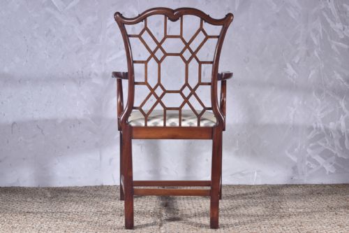 CHINESE MANWARING STYLE OPEN ARMCHAIR - ADDITIONAL PHOTO 9