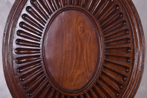 GEORGE III MAHOGANY HALL CHAIR - ADDITIONAL PHOTO 1