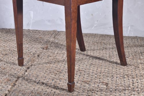 GEORGE III MAHOGANY HALL CHAIR - ADDITIONAL PHOTO 5