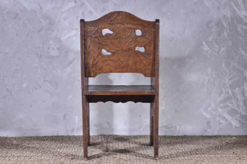 CARVED JAPANESE ARMCHAIR FOR LIBERTYS - ADDITIONAL PHOTO 4