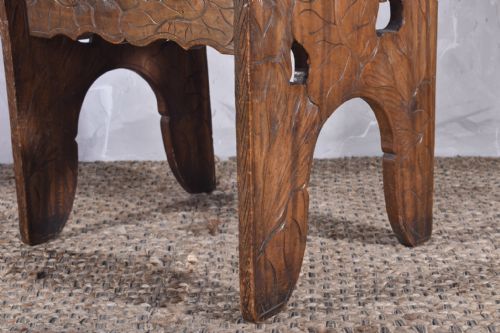 CARVED JAPANESE ARMCHAIR FOR LIBERTYS - ADDITIONAL PHOTO 7