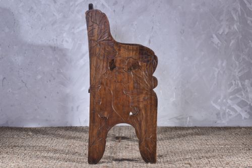 CARVED JAPANESE ARMCHAIR FOR LIBERTYS - ADDITIONAL PHOTO 9