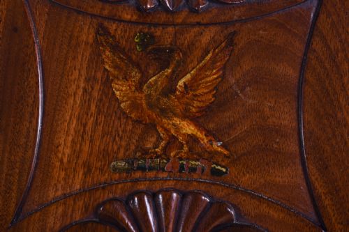 19TH CENTURY MAHOGANY HALL CHAIR - ADDITIONAL PHOTO 3