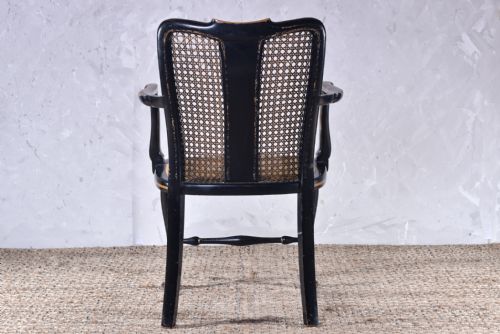 CHINOISERIE CANED ARMCHAIR - ADDITIONAL PHOTO 3