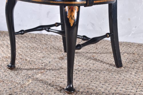 CHINOISERIE CANED ARMCHAIR - ADDITIONAL PHOTO 5