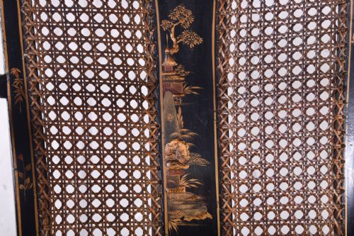 CHINOISERIE CANED ARMCHAIR - ADDITIONAL PHOTO 6