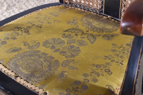 CHINOISERIE CANED ARMCHAIR - ADDITIONAL PHOTO 8