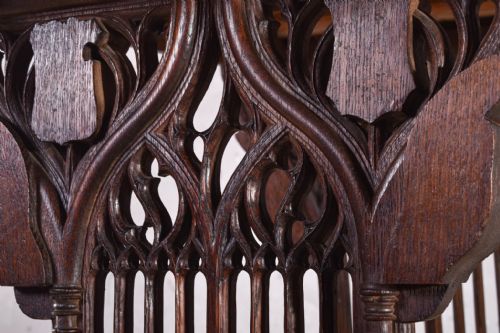 GOTHIC REVIVAL CENTRE TABLE - ADDITIONAL PHOTO 3