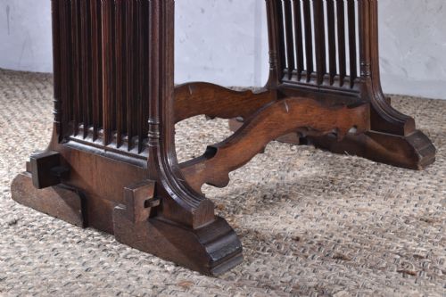 GOTHIC REVIVAL CENTRE TABLE - ADDITIONAL PHOTO 5