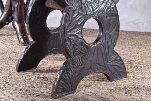 LIBERTY CO CARVED HALL CHAIR - ADDITIONAL PHOTO 6