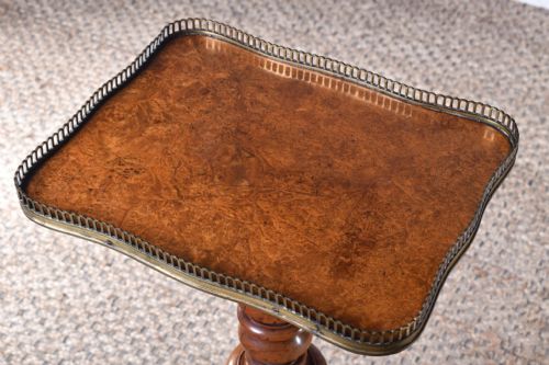 OLIVE WOOD SIDE TABLE - ADDITIONAL PHOTO 1
