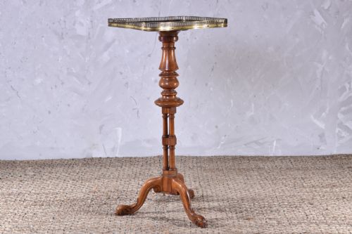 OLIVE WOOD SIDE TABLE - ADDITIONAL PHOTO 6